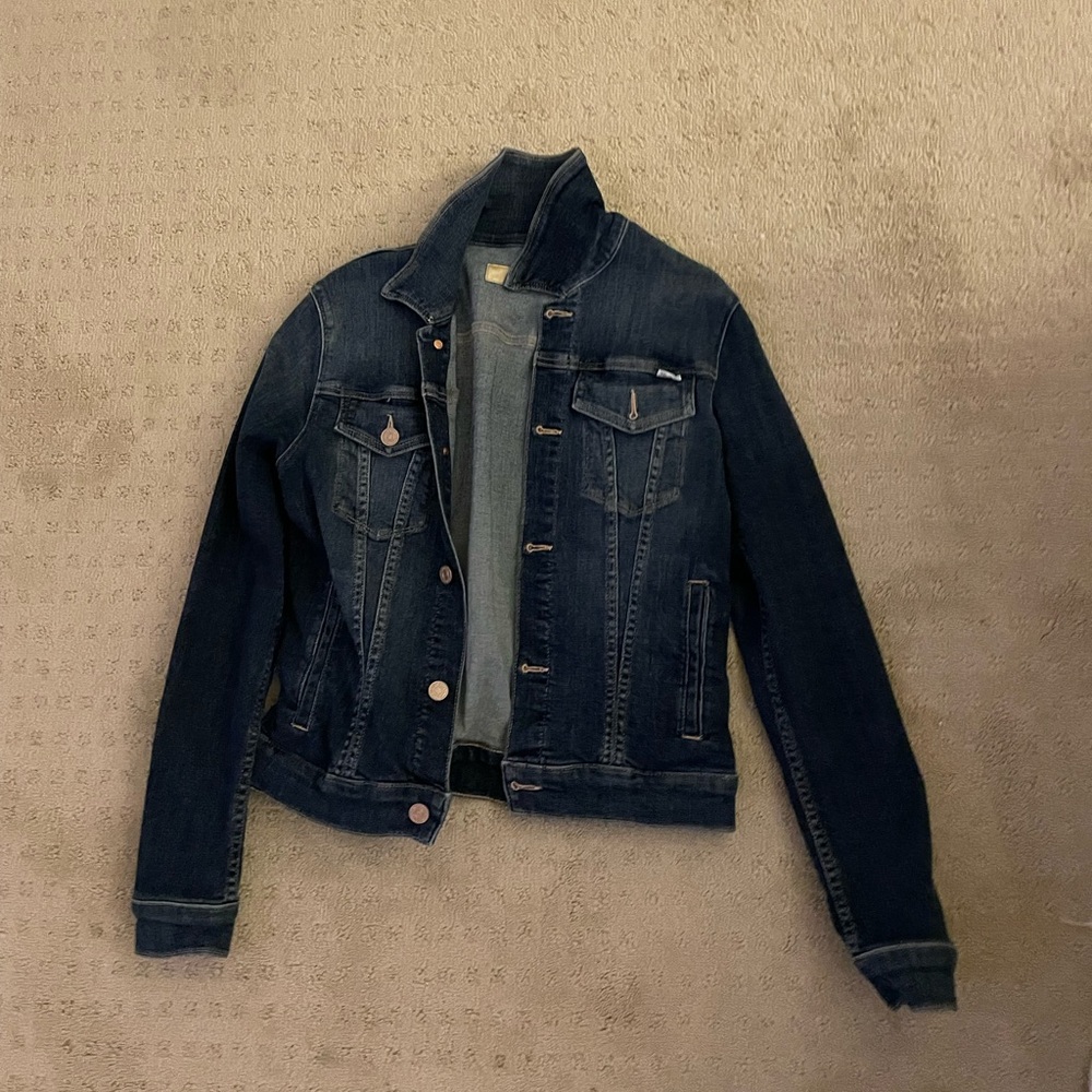 MOTHER dark wash denim jacket